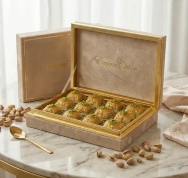 Gold Pistachio Baklava Box