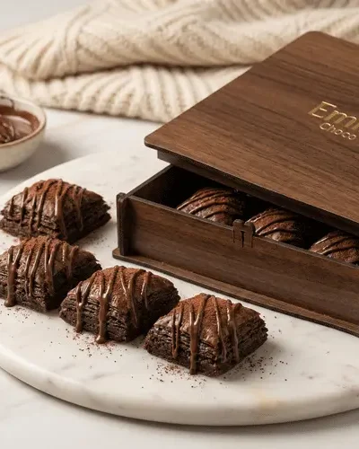 Chocolate Drizzle Baklava